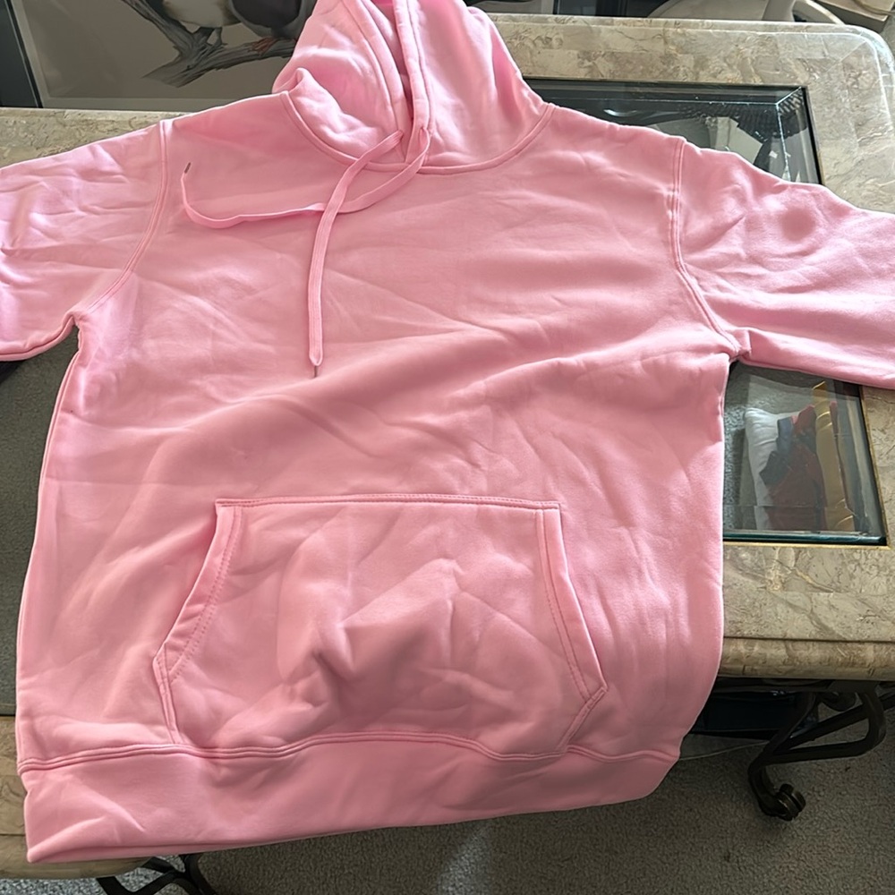 Pink hoodie